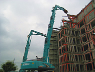 鉄骨造の社宅解体